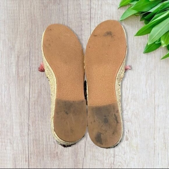 Crown Vintage Kalani Flatform Slip-On Boho Espadrille Flats 8M - Picture 5 of 8